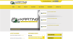 Desktop Screenshot of kartingwa.com.au